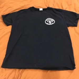 Gildan cotton black t shirt